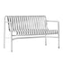 Palissade Dining Garden Bench Hot Galvanized